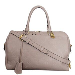 LOUIS VUITTON Speedy 30 NM Empreinte Leather Lilac Bag LV Monogram Shoulder